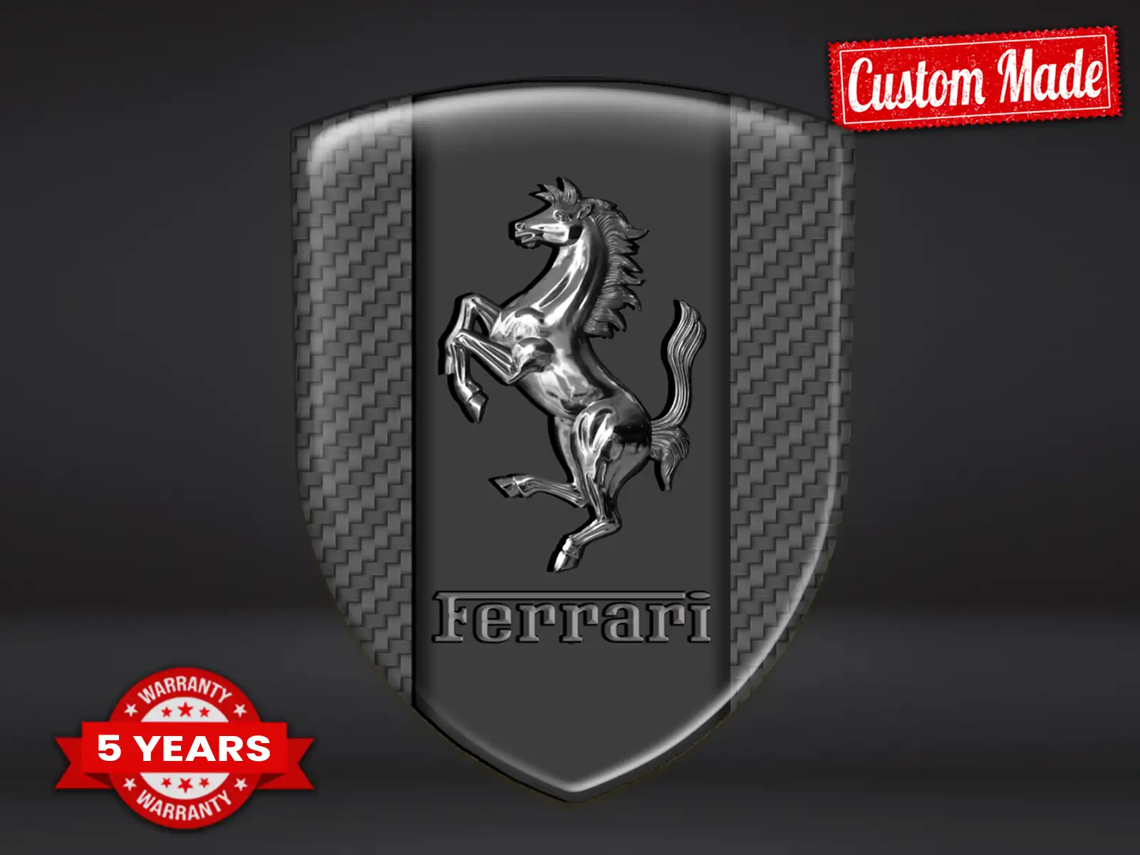 Ferrari Autoaufkleber Robust Universal Anpassbar